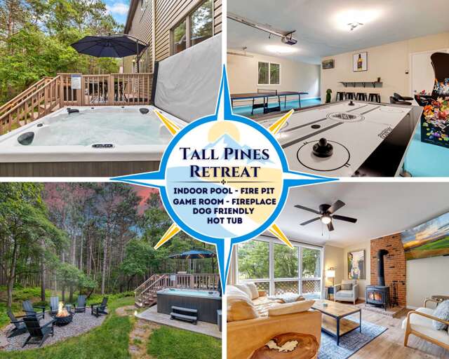 IndoorPool, HotTub, GameRoom, FirePit, DogFriendly