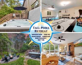 IndoorPool, HotTub, GameRoom, FirePit, DogFriendly