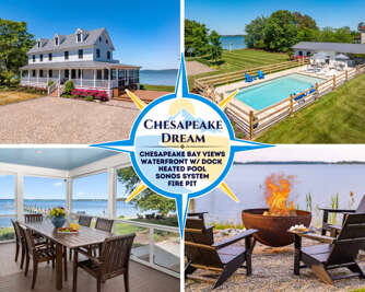 Modern Chesapeake Waterfront - Heated Pool - Dock