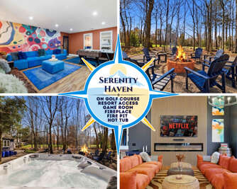 Serenity Haven | Hot Tub · Fire Pit · Golf Course