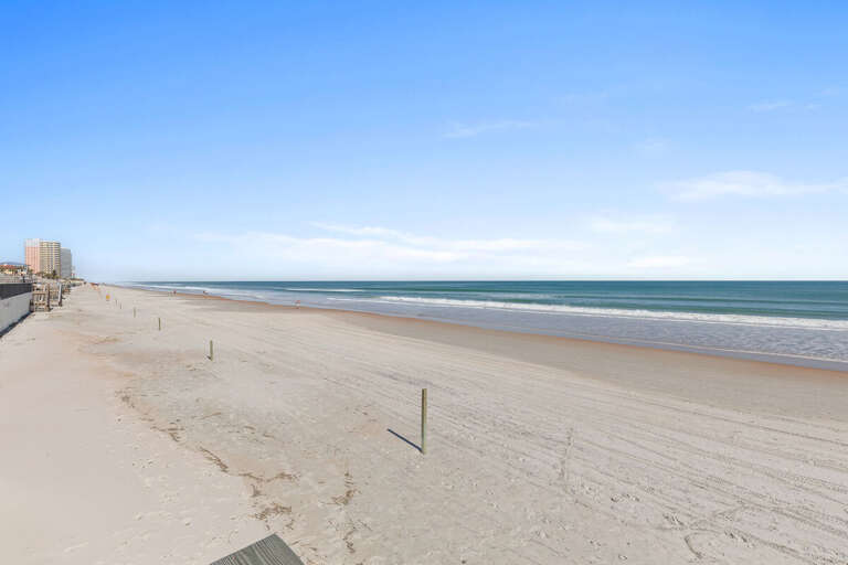 Wake up to miles of pristine sandy shoreline and sparkling Atlantic views. Perfect for morning