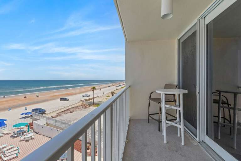 Sip your morning coffee or unwind at sunset from this private oceanfront balcony overlooking miles