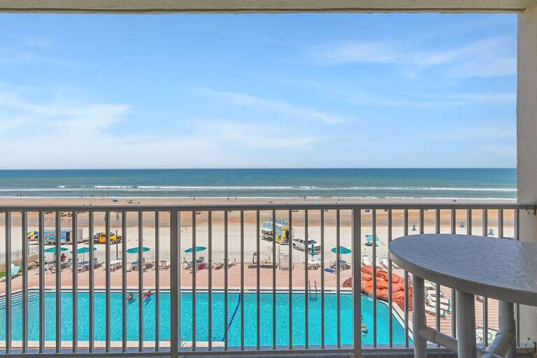Step onto your private oceanfront balcony and take in panoramic beach views overlooking the