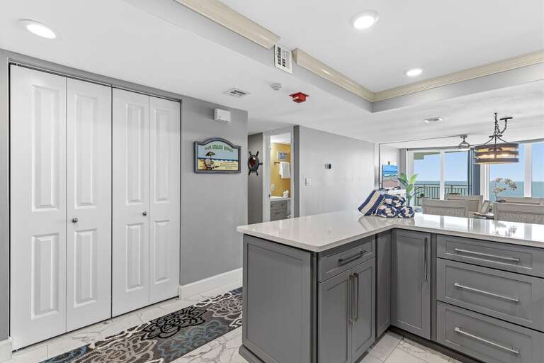 This open-concept kitchen features a spacious island, modern finishes, and a seamless flow to the