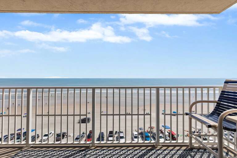 Stunning beach and ocean views from the private balcony, perfect for unwinding.