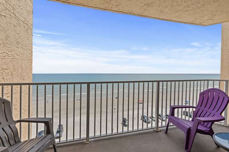 Enjoy stunning ocean views from your private balcony, perfect for morning coffee or evening relaxation.