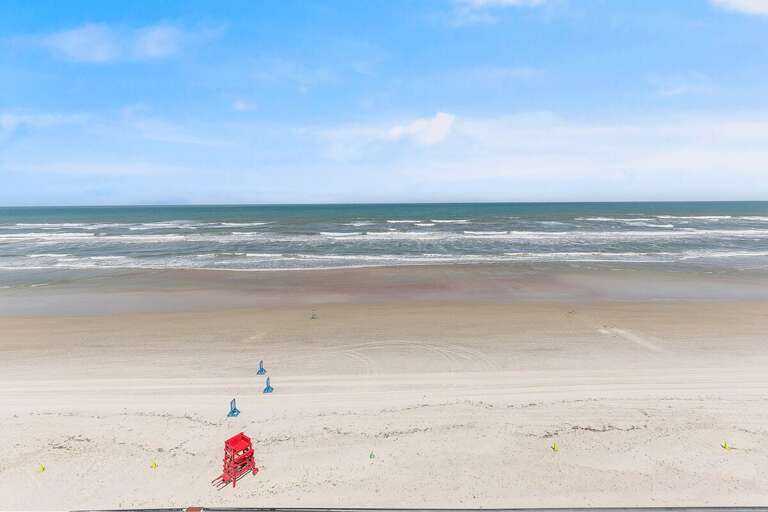 Enjoy your beach stay with direct oceanfront views, soft sandy shores, and rolling waves. Relax to the sound of the surf and take in the beauty of the coastline right outside your door.