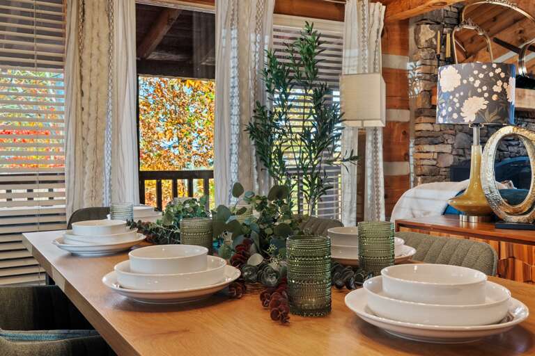 Every detail invites you to slow down — warm light, fresh pastries, and mountain charm at its finest.