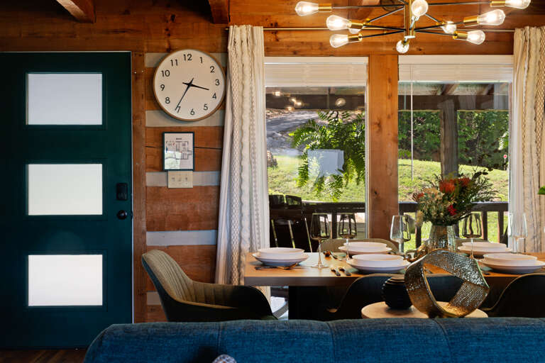 Step through the door and settle right in — sleek design and mountain light greet you the moment you arrive at Dancing Embers.