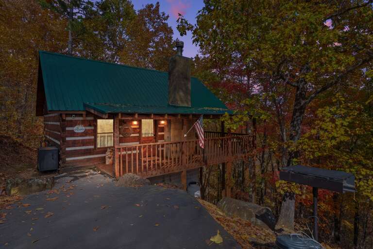 Welcome to Nestled Oaks — a charming Smoky Mountain cabin tucked among the trees, where comfort meets nature.