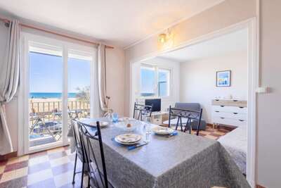 Seafront Apartment with Balcony
