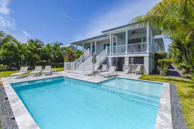 Key West Harbour Haven Gated Waterfront Villa with Private 50-ft Dock &amp; Pool