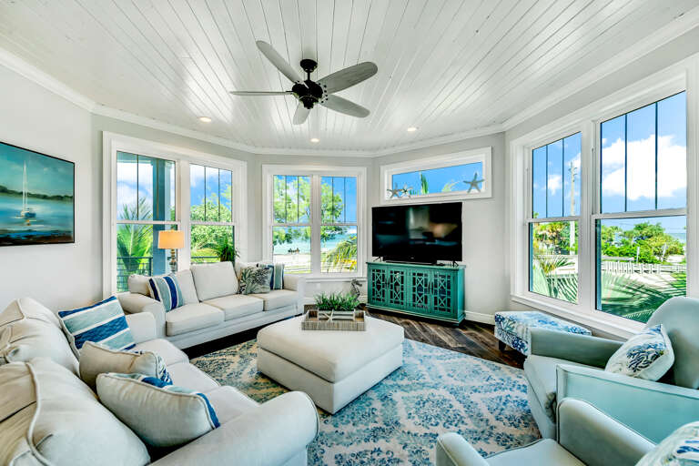 Comfortable living area for relaxing