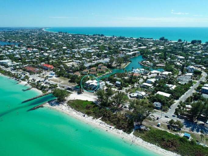 Stunning aerial view of property