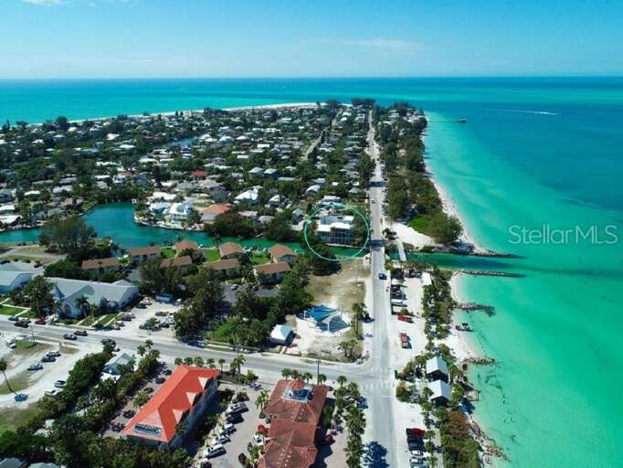 Stunning aerial view of property