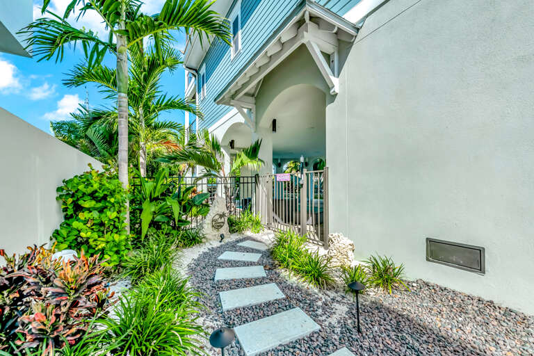 Welcoming front entrance