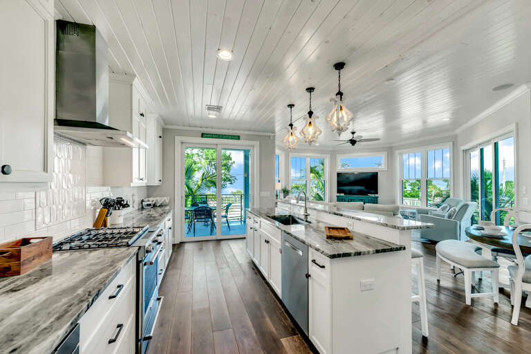 Spacious kitchen ready for family meals