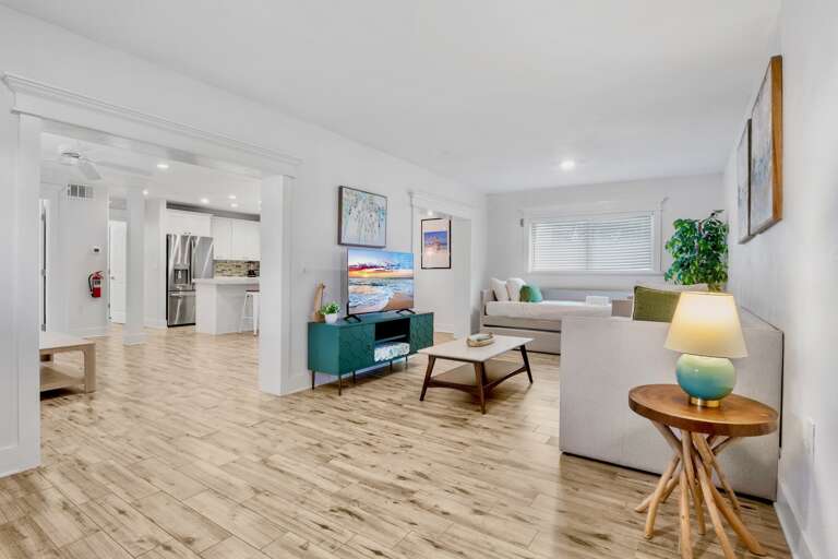 Living Area and TV