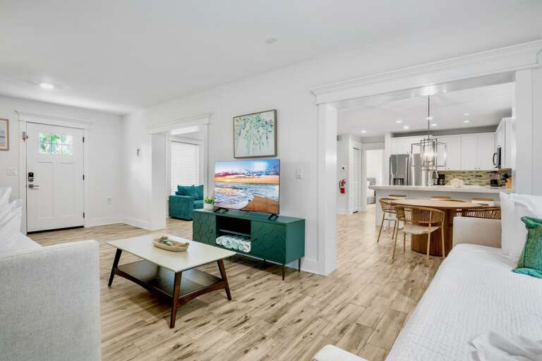 Living Area and TV