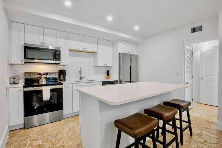 Fully equipped modern kitchen