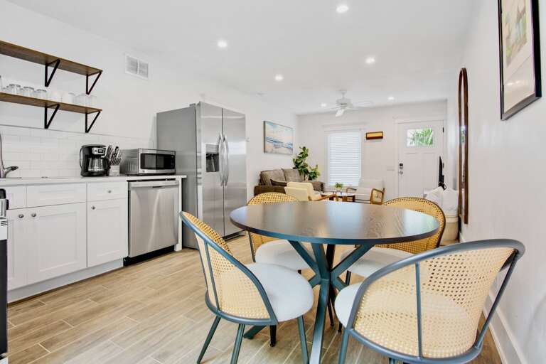 Indoor dining area