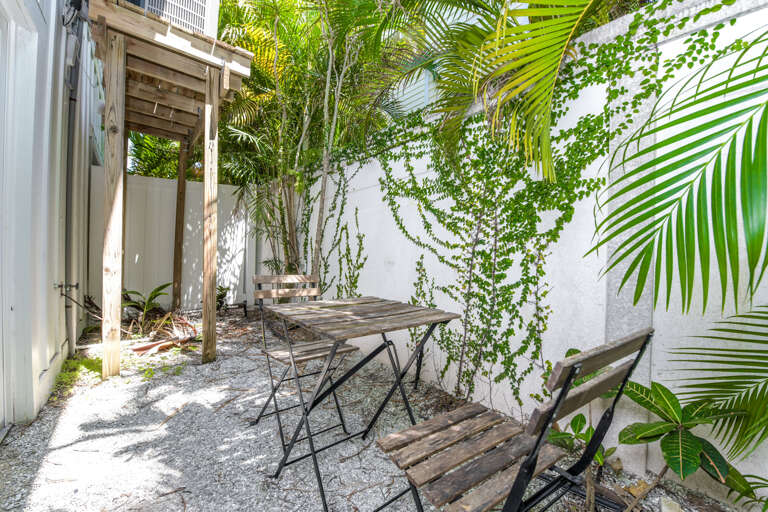 Outdoor sitting area