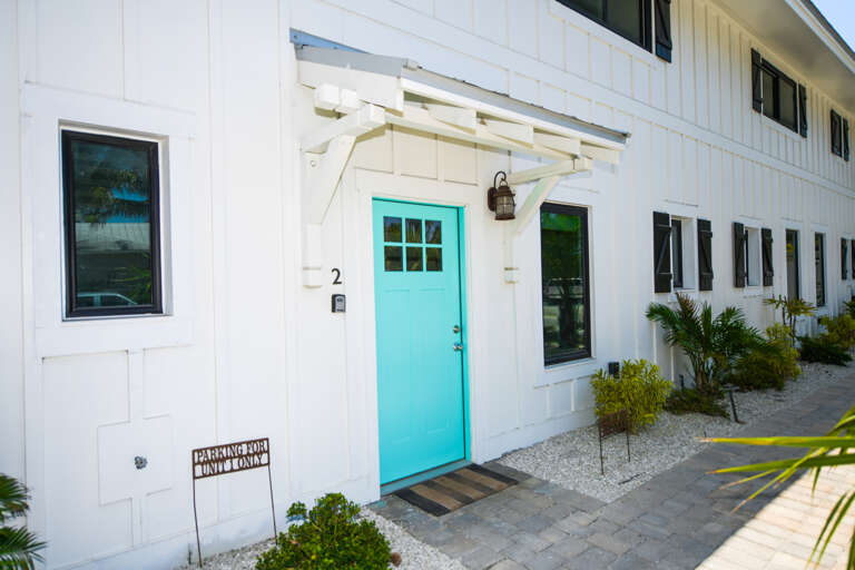 Welcoming main entrance