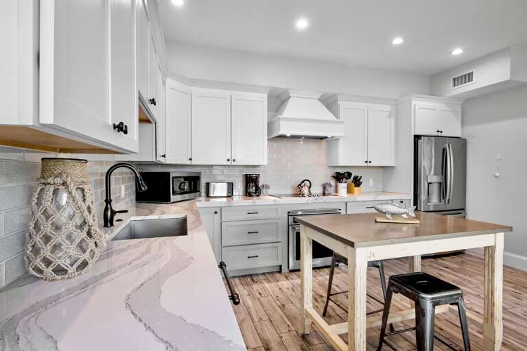 Modern kitchen with all appliances