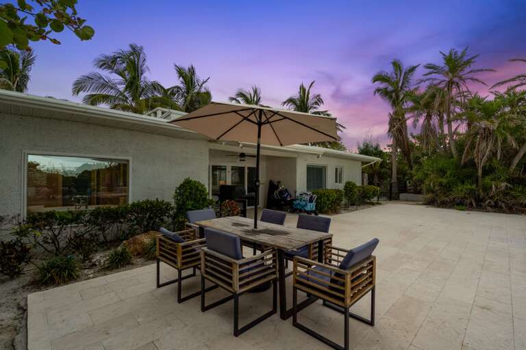 Poolside Dining Area