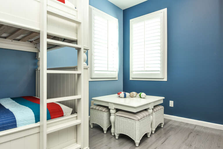 Fifth Bedroom, Two Singles, Twin/Twin Bunk