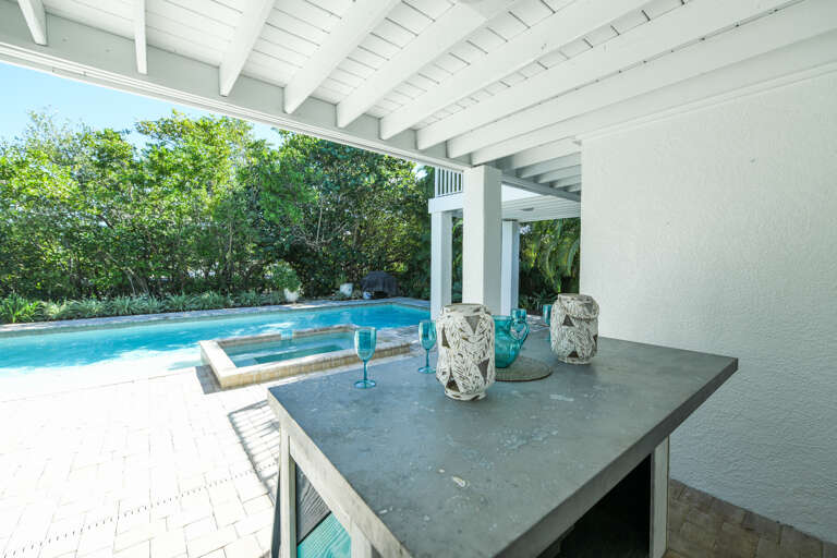 Poolside Bar Area