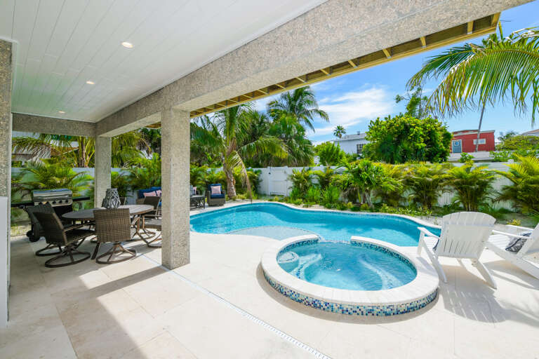 Outdoor Pool, Spa, and Dining