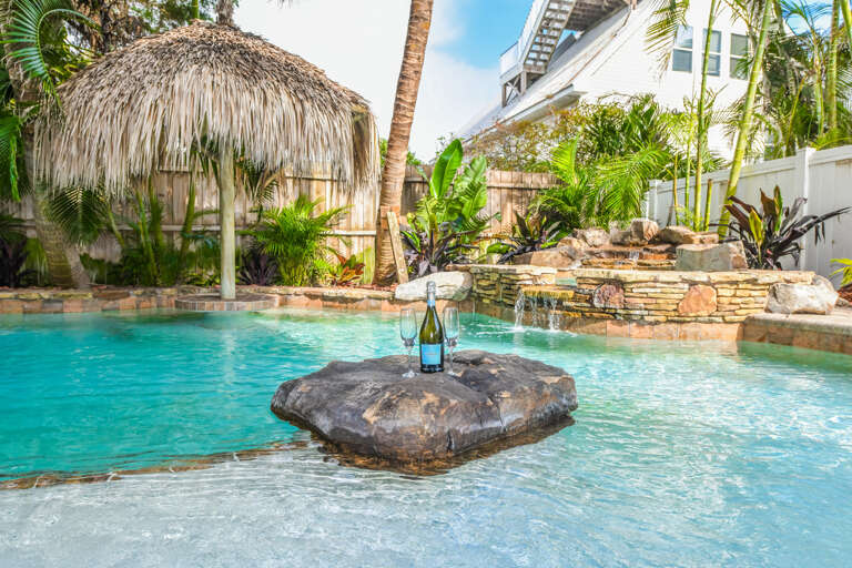 Private Pool with Lounge Space