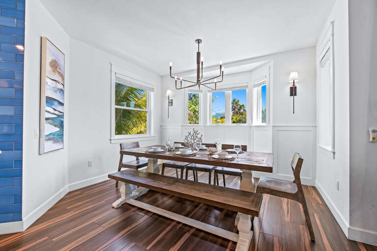 Indoor dining table