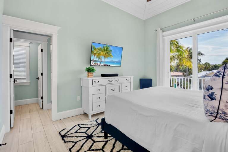 Third Bedroom, King with Balcony Access