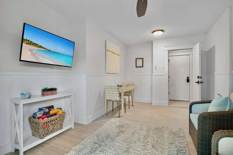 Additional living space with patio access