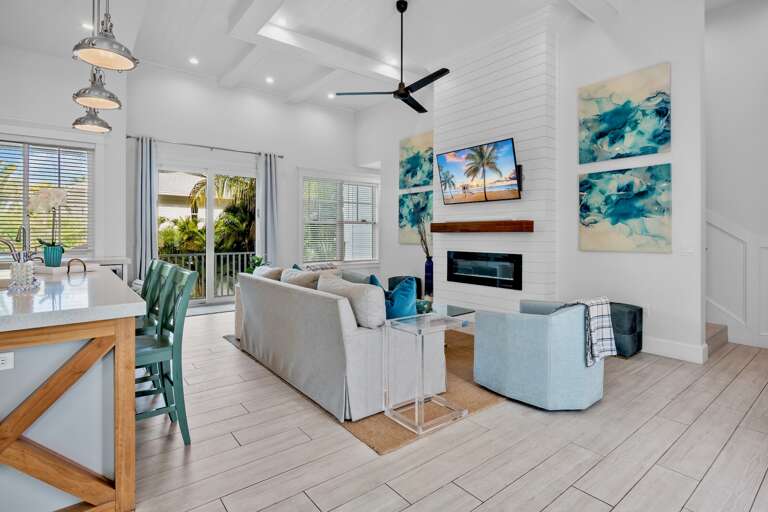 Living Area with Balcony Access
