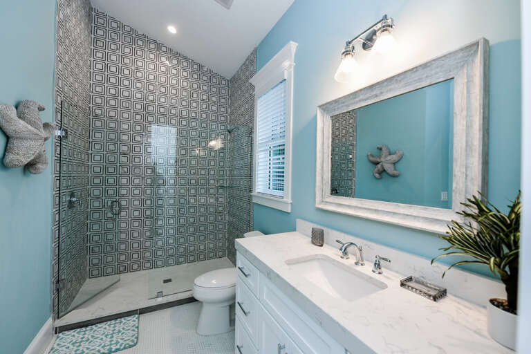 Bathroom with Rainfall Shower