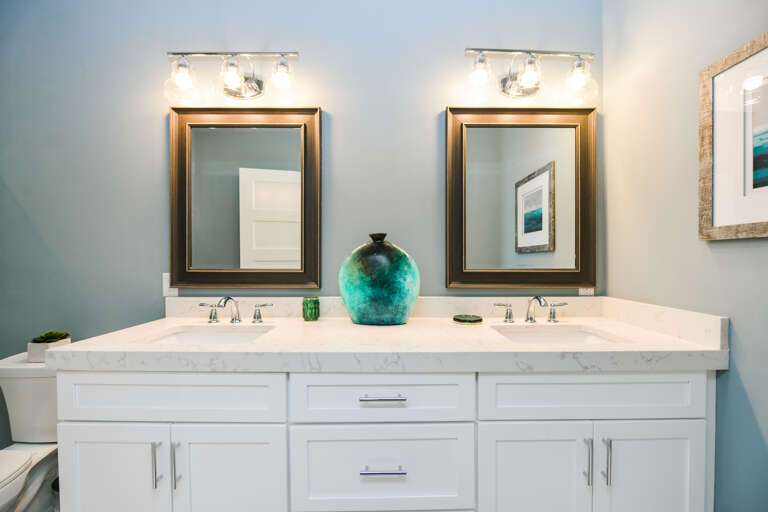 Twin Sinks with Mirror