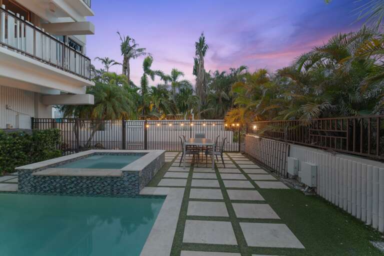 Poolside Dining Area
