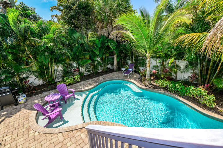 Stairs to Pool