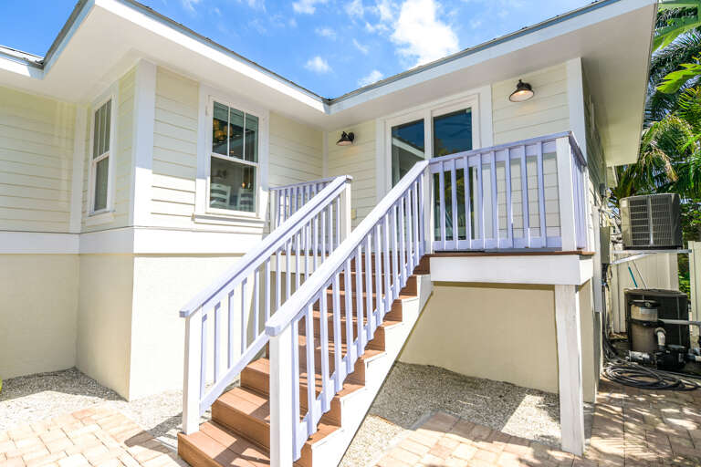 Stairs to Back Door