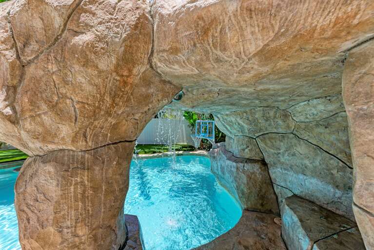 Private Pool with Waterfall