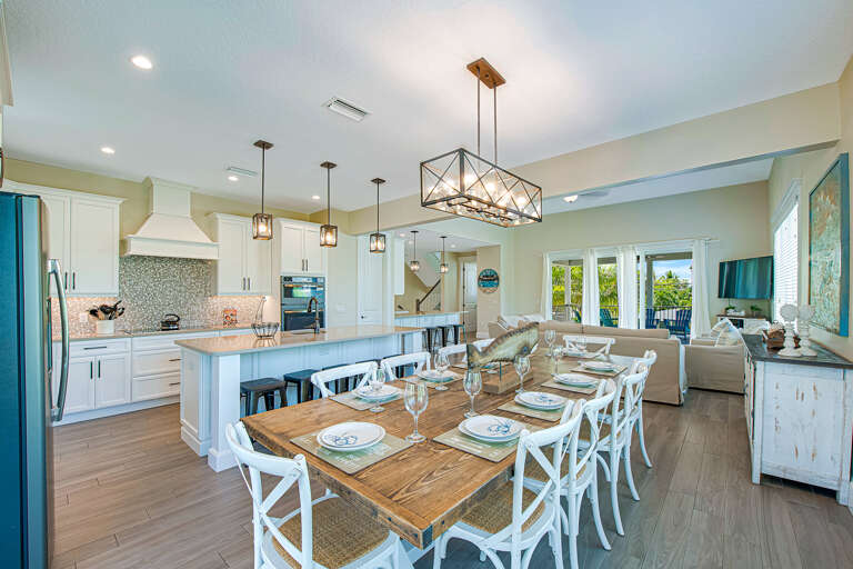 Indoor Dining Setup