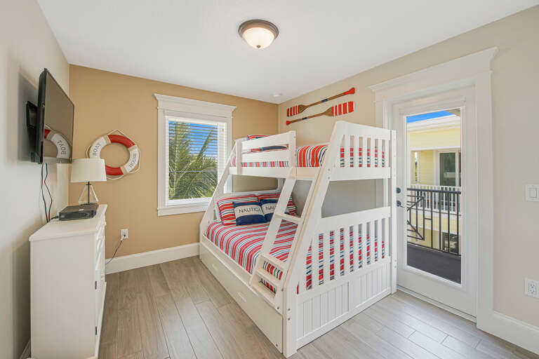 Stacked Bunk Bed Setup