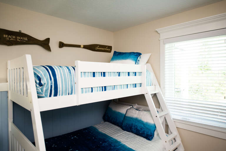 Stacked Bunk Bed Setup