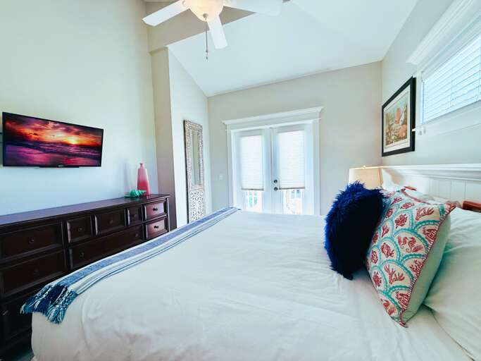 Fourth Bedroom - King - Private Balcony