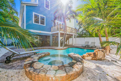 Private pool and in-ground spa