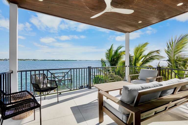 Balcony with Seating and Water Views