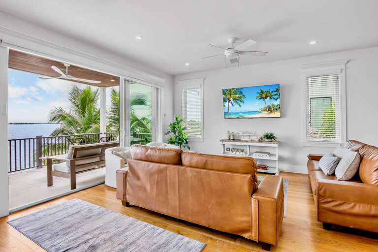 Living Room with Plush Seating and TV